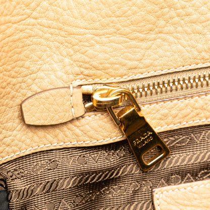 Prada Brown Leather Daino