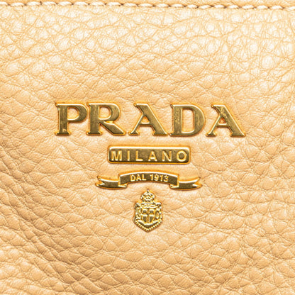 Prada Brown Leather Daino