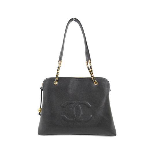 Chanel Black Leather Grand Shopping