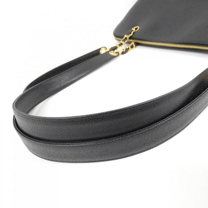 Chanel Black Leather Grand Shopping