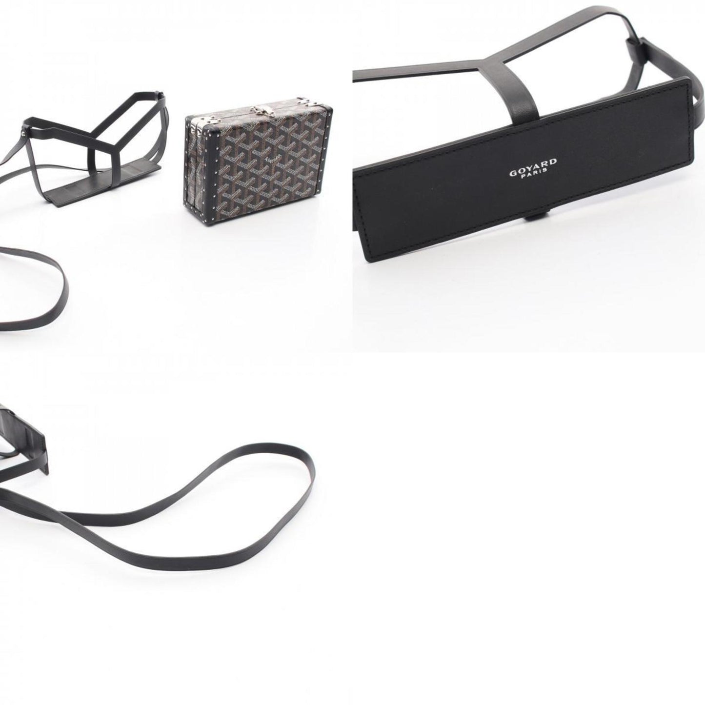 Goyard Black Canvas Malle