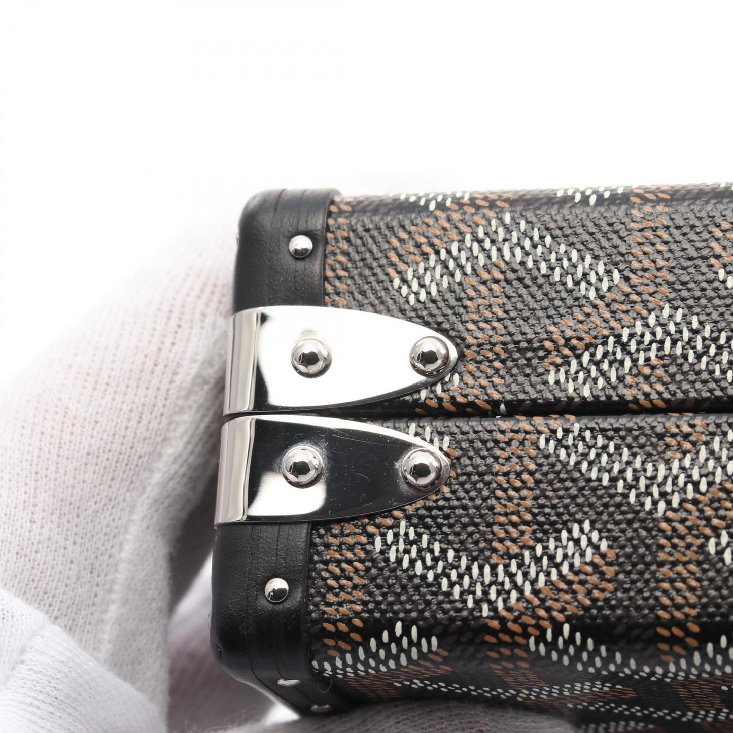 Goyard Black Canvas Malle