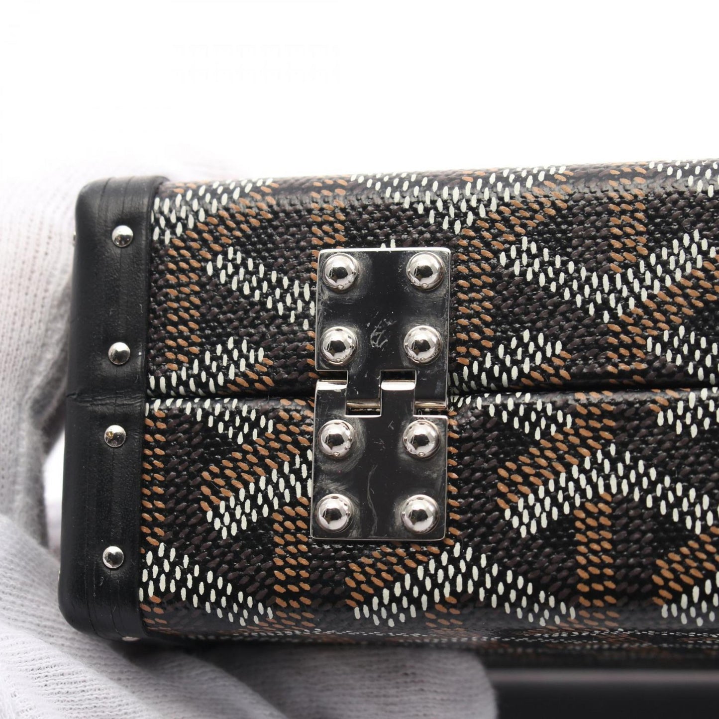 Goyard Black Canvas Malle
