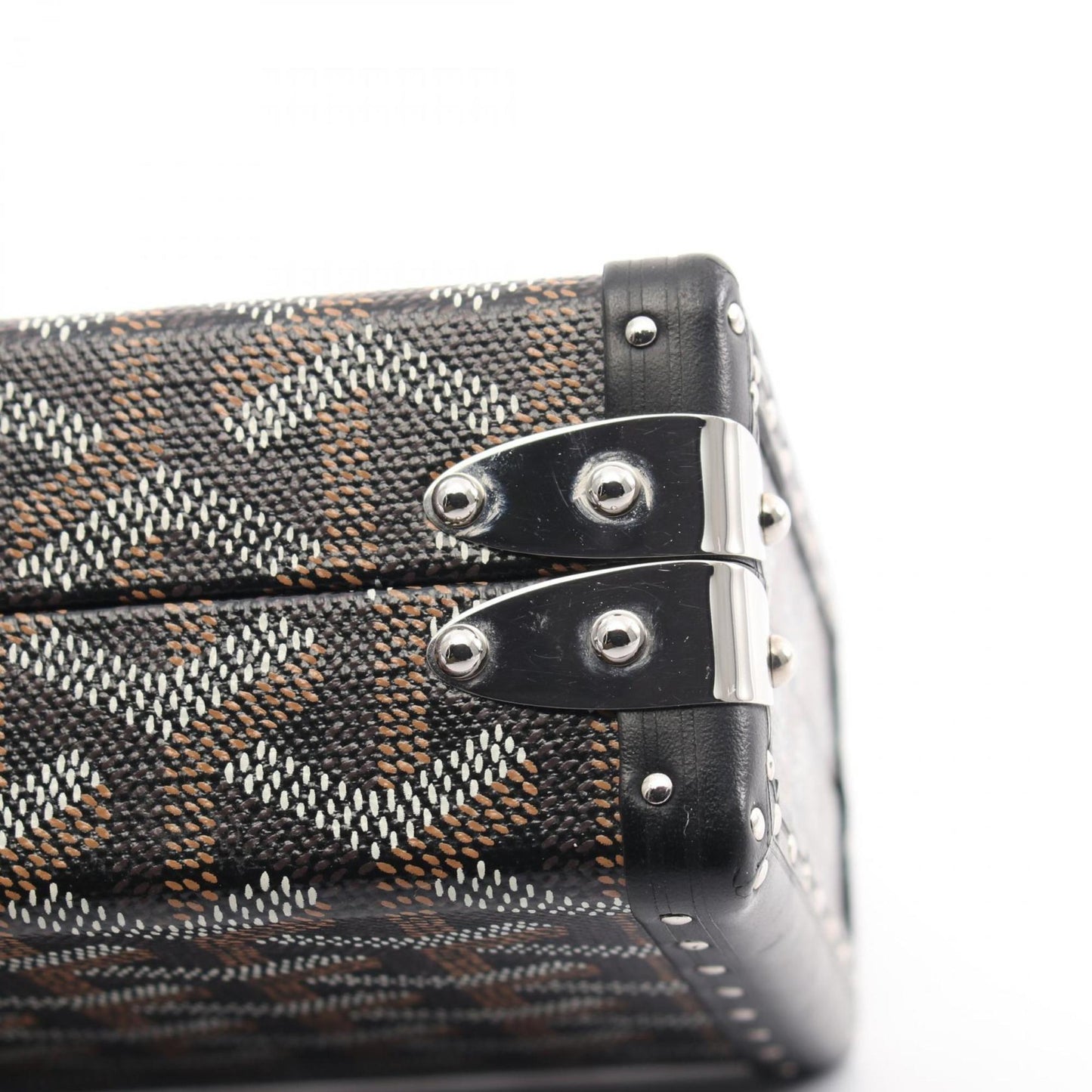 Goyard Black Canvas Malle