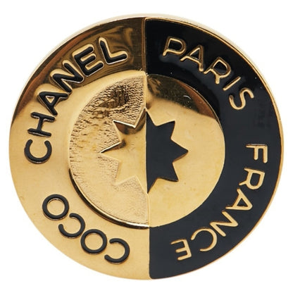 Chanel Gold Gold Plated Coco Mark