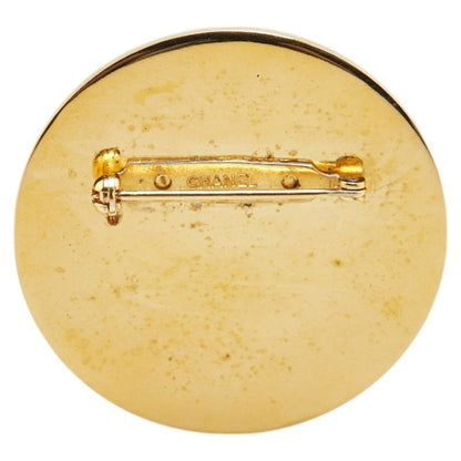 Chanel Gold Gold Plated Coco Mark