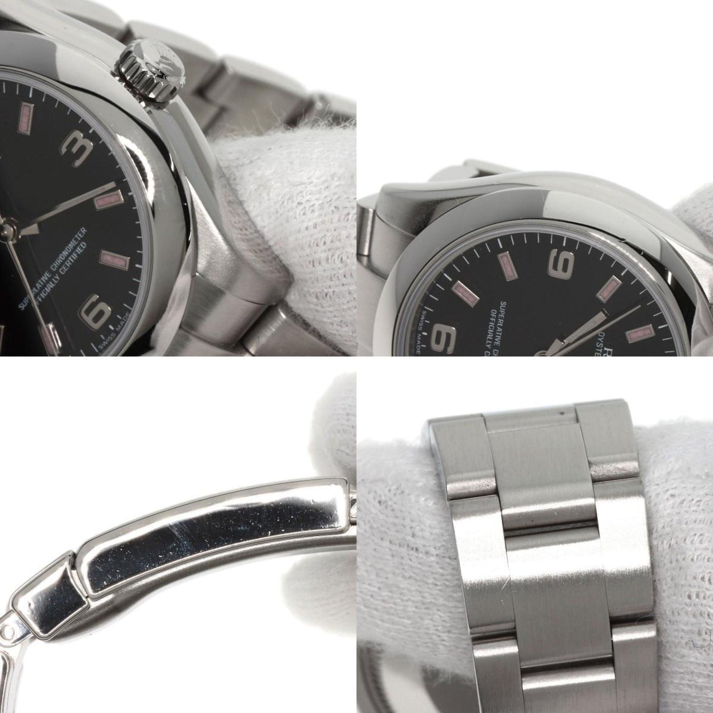Rolex Black Steel Oyster Perpetual 31mm