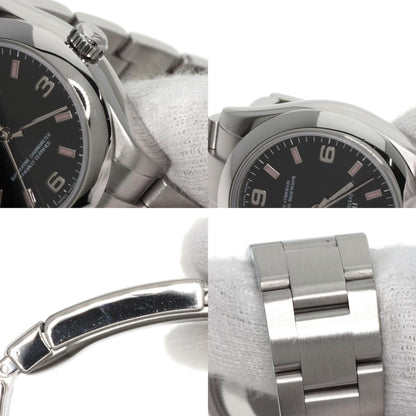 Rolex Black Steel Oyster Perpetual 31mm