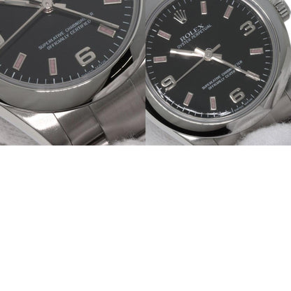 Rolex Black Steel Oyster Perpetual 31mm