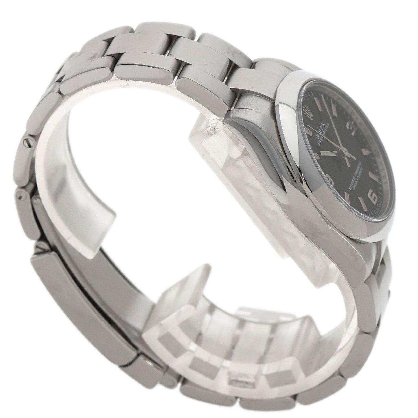 Rolex Black Steel Oyster Perpetual 31mm