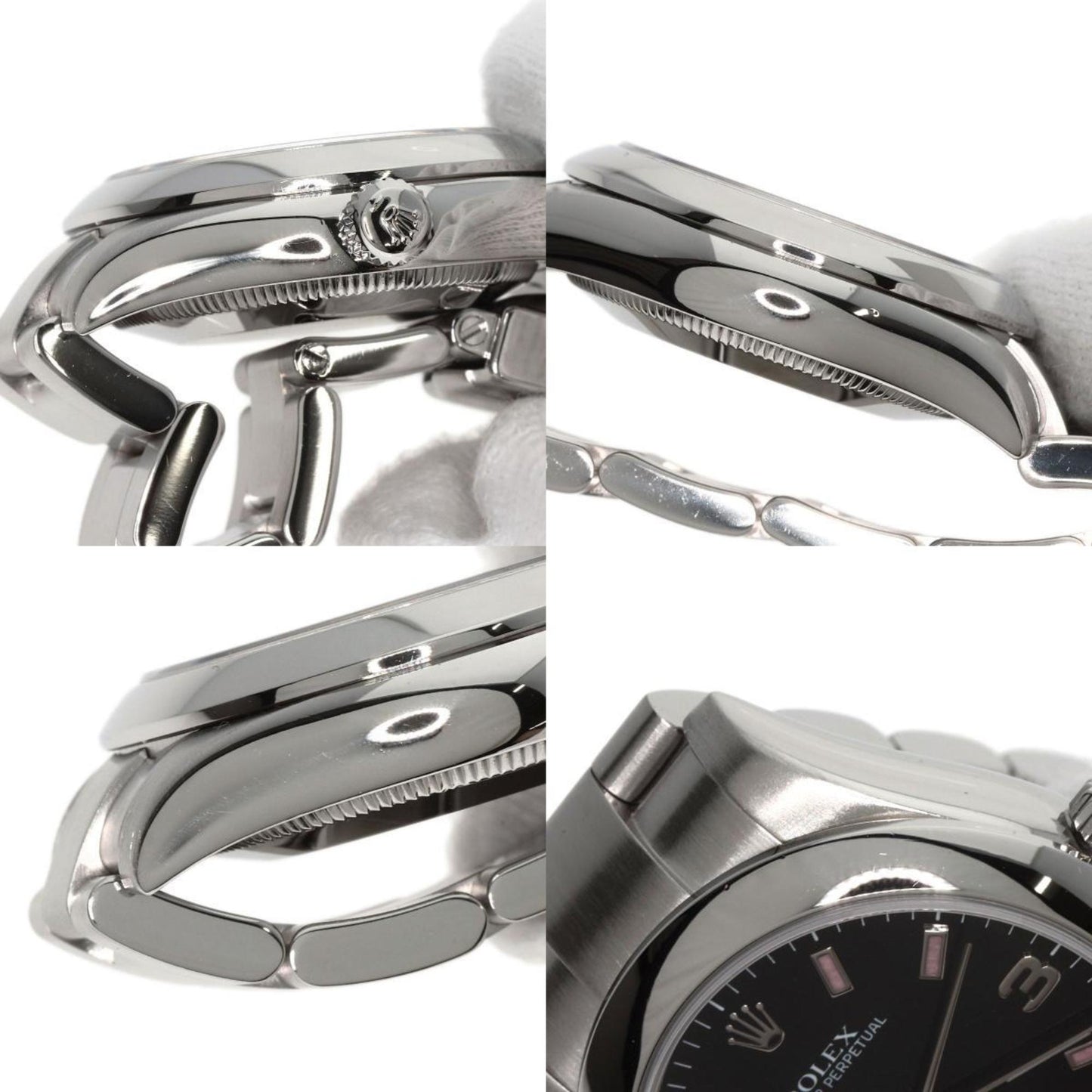 Rolex Black Steel Oyster Perpetual 31mm