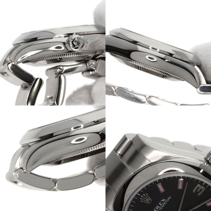 Rolex Black Steel Oyster Perpetual 31mm
