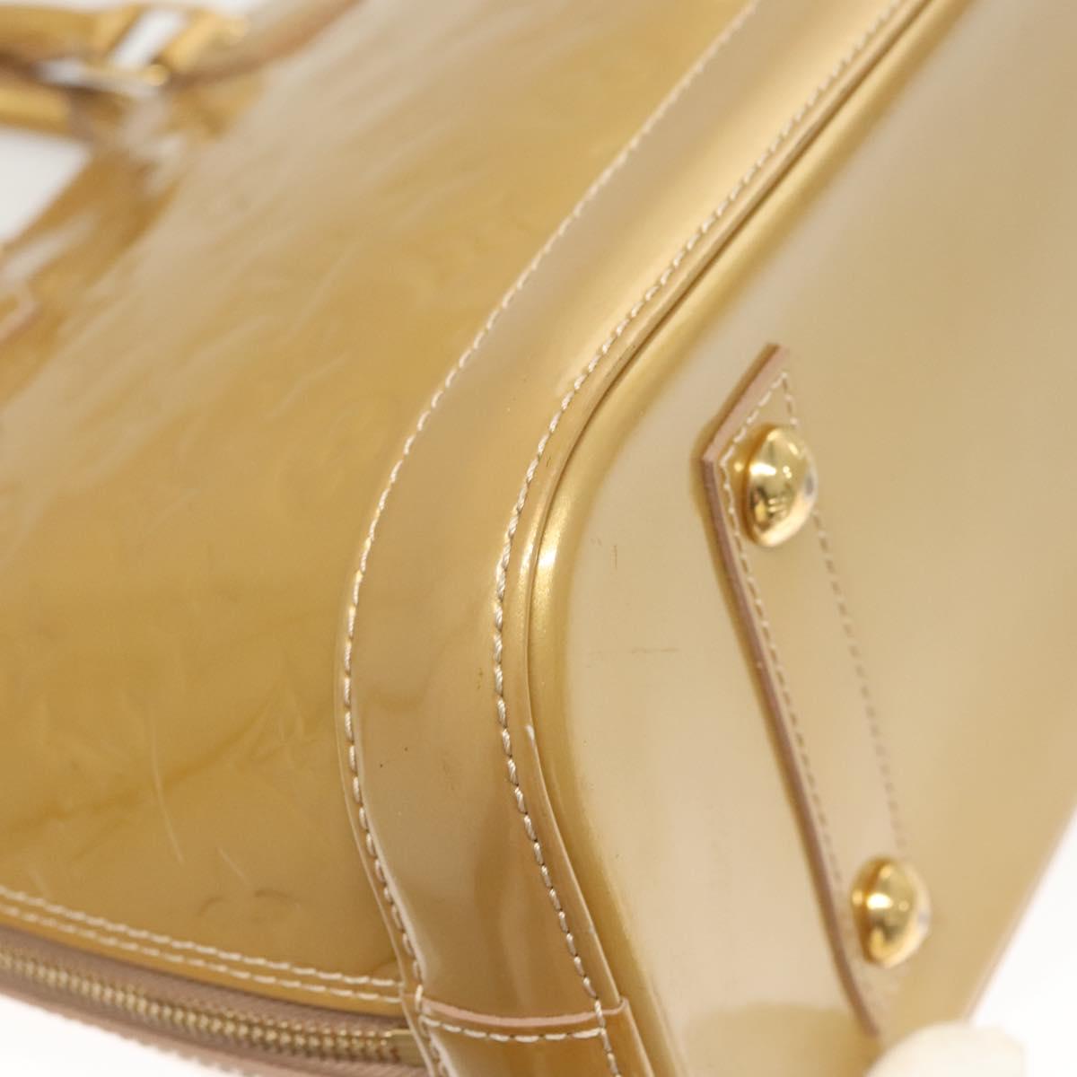 Louis Vuitton Brown Patent Leather Alma