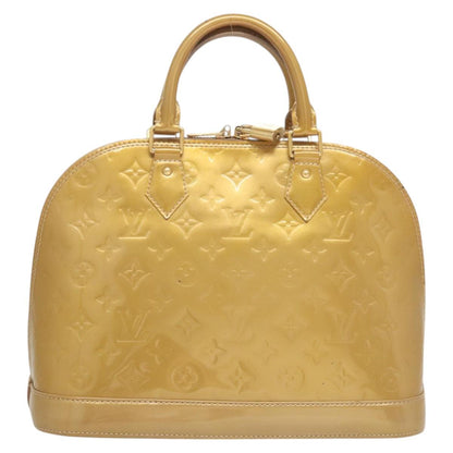 Louis Vuitton Brown Patent Leather Alma