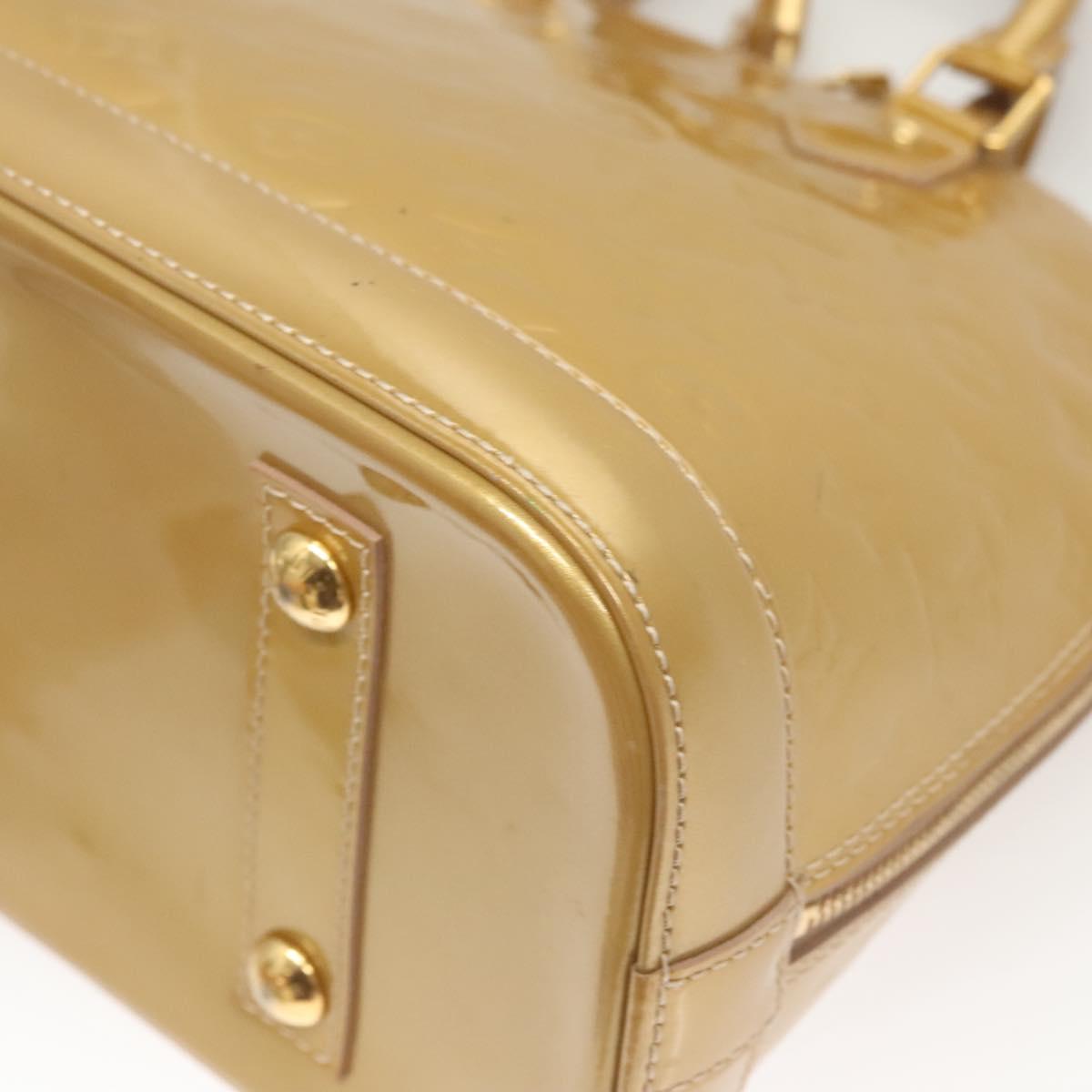 Louis Vuitton Brown Patent Leather Alma