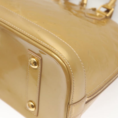 Louis Vuitton Brown Patent Leather Alma