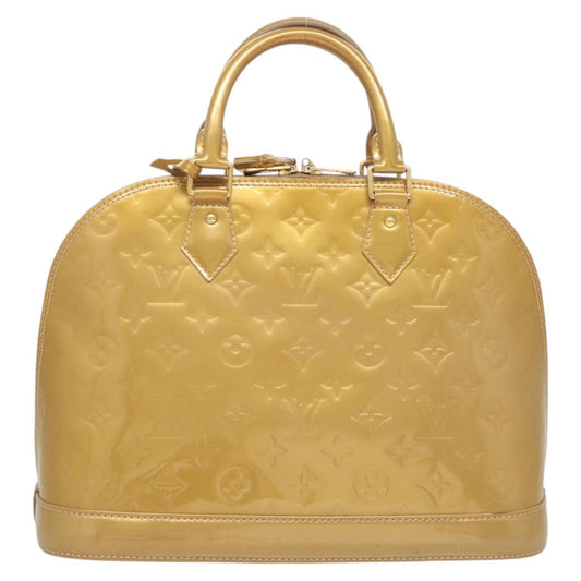 Louis Vuitton Brown Patent Leather Alma