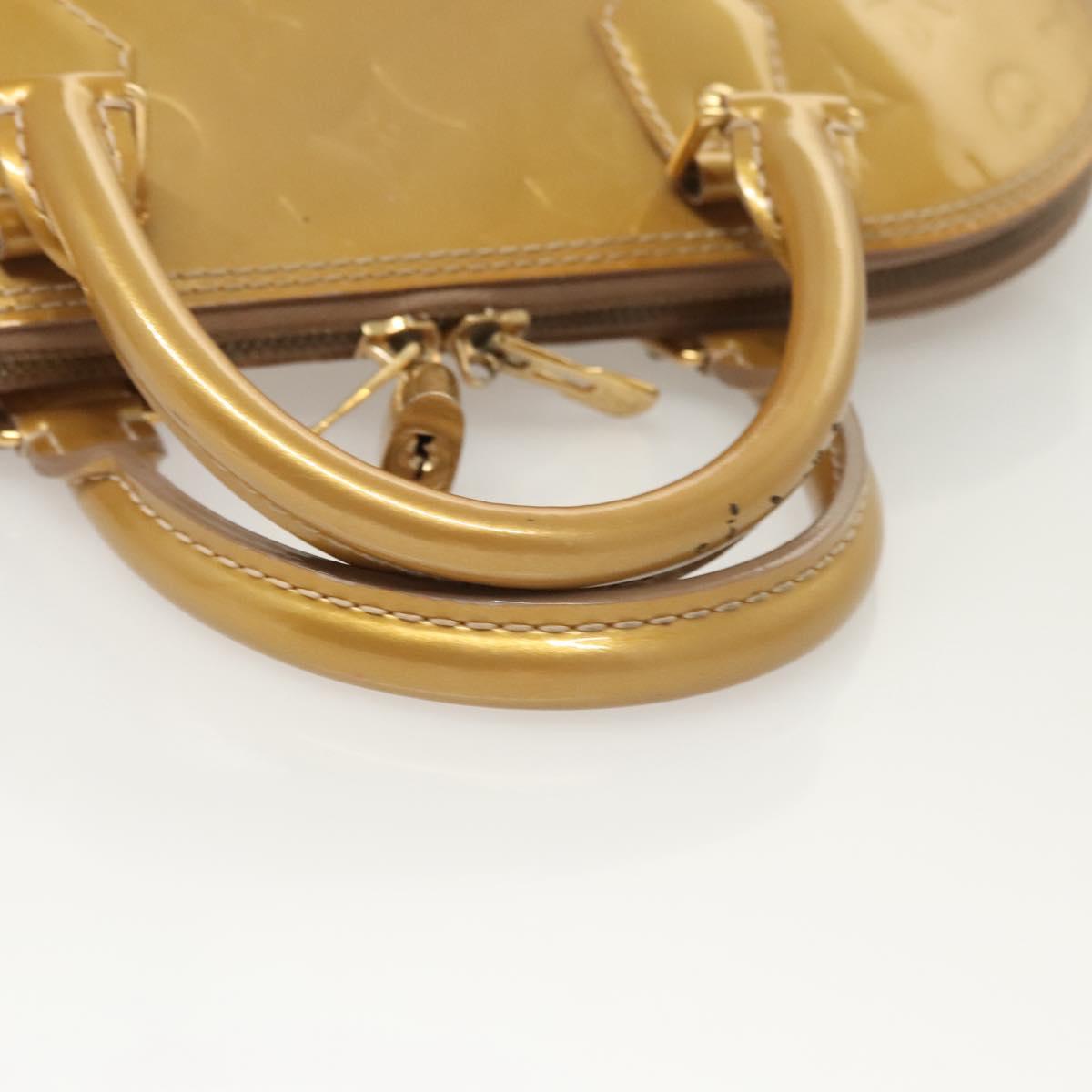 Louis Vuitton Brown Patent Leather Alma