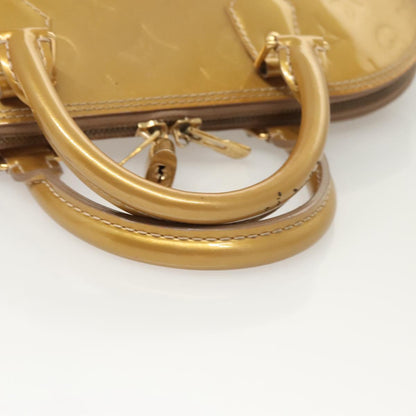 Louis Vuitton Brown Patent Leather Alma