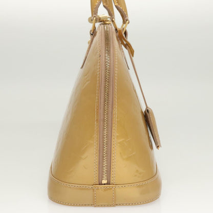 Louis Vuitton Brown Patent Leather Alma