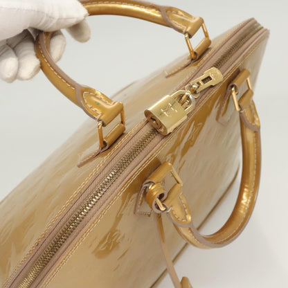 Louis Vuitton Brown Patent Leather Alma