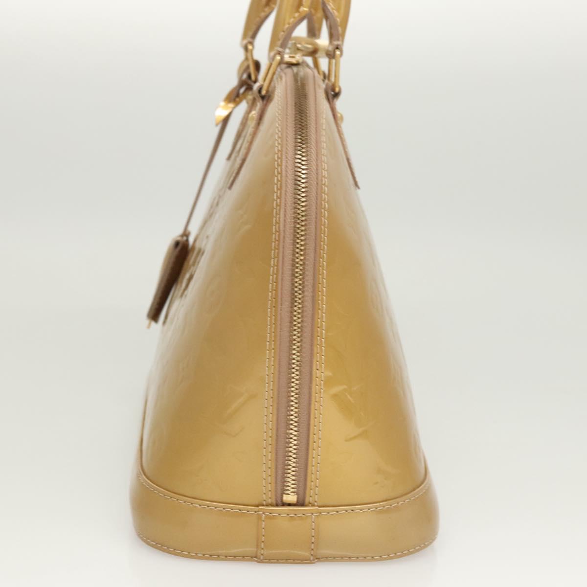 Louis Vuitton Brown Patent Leather Alma