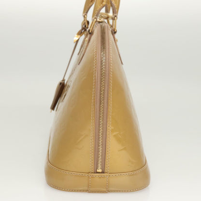 Louis Vuitton Brown Patent Leather Alma