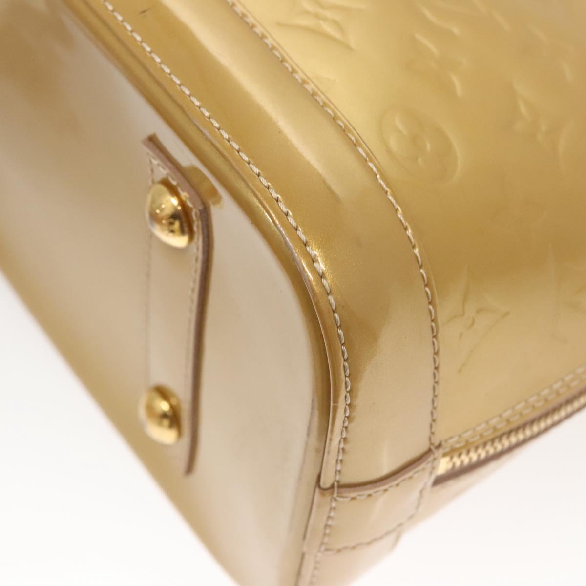 Louis Vuitton Brown Patent Leather Alma