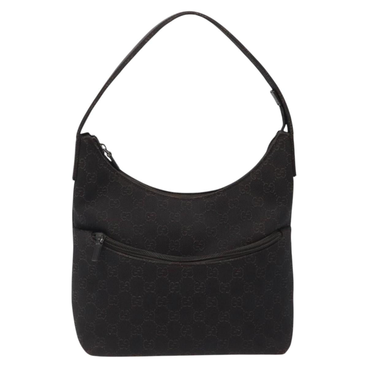 Gucci Black Canvas Gg Canvas