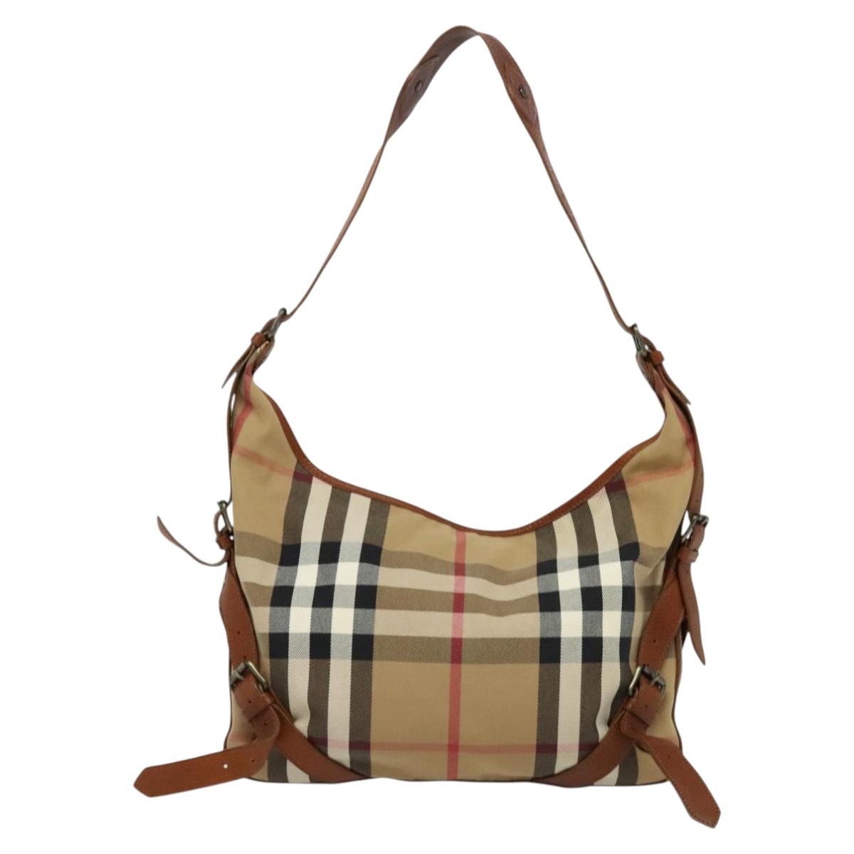 Burberry Brown Canvas House Check