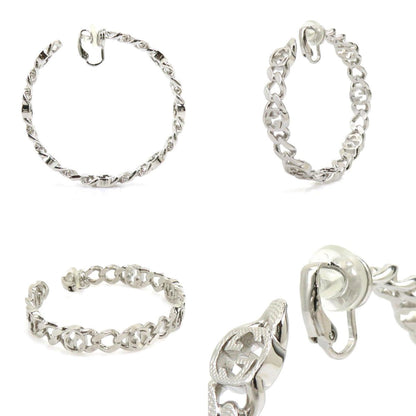 Gucci Silver Metal Interlocking G