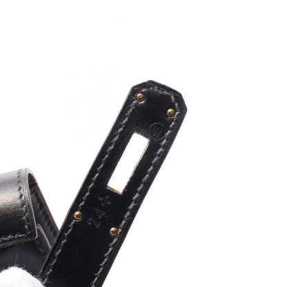 Hermès Black Leather Kelly 28