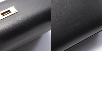 Hermès Black Leather Kelly 28
