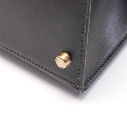 Hermès Black Leather Kelly 28
