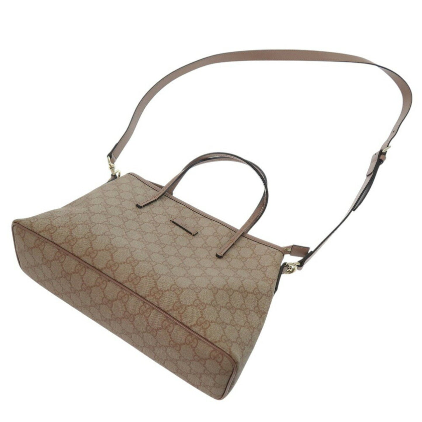Gucci Pink Canvas Tote