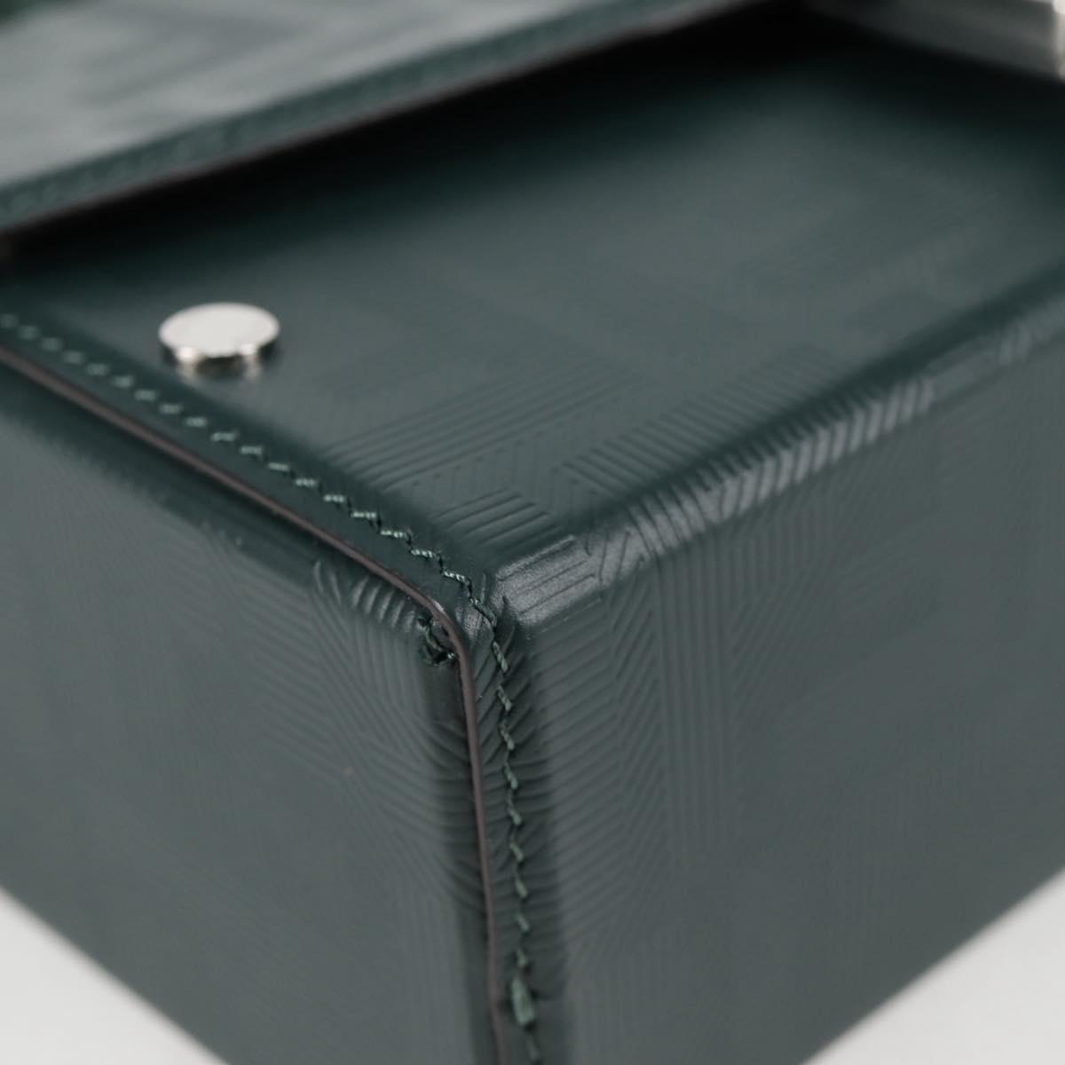 Fendi Green Leather Baguette