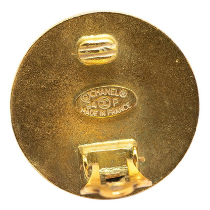 Chanel Gold Gold Plated Coco Mark