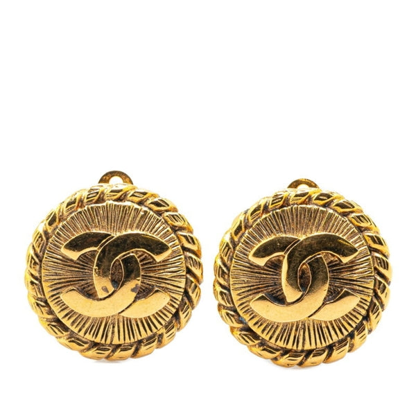 Chanel Red Gold Plated Coco Mark