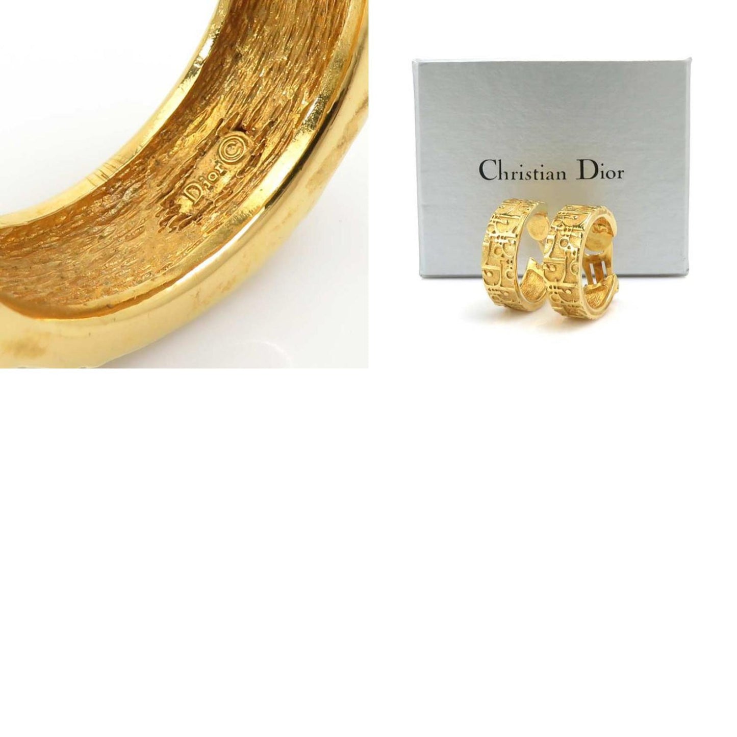 Dior Gold Metal Earring