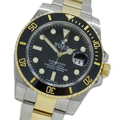 Rolex Black Gold And Steel Submariner