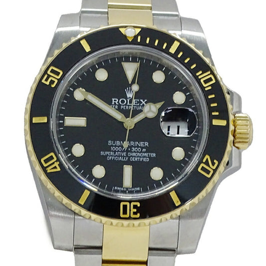 Rolex Black Gold And Steel Submariner