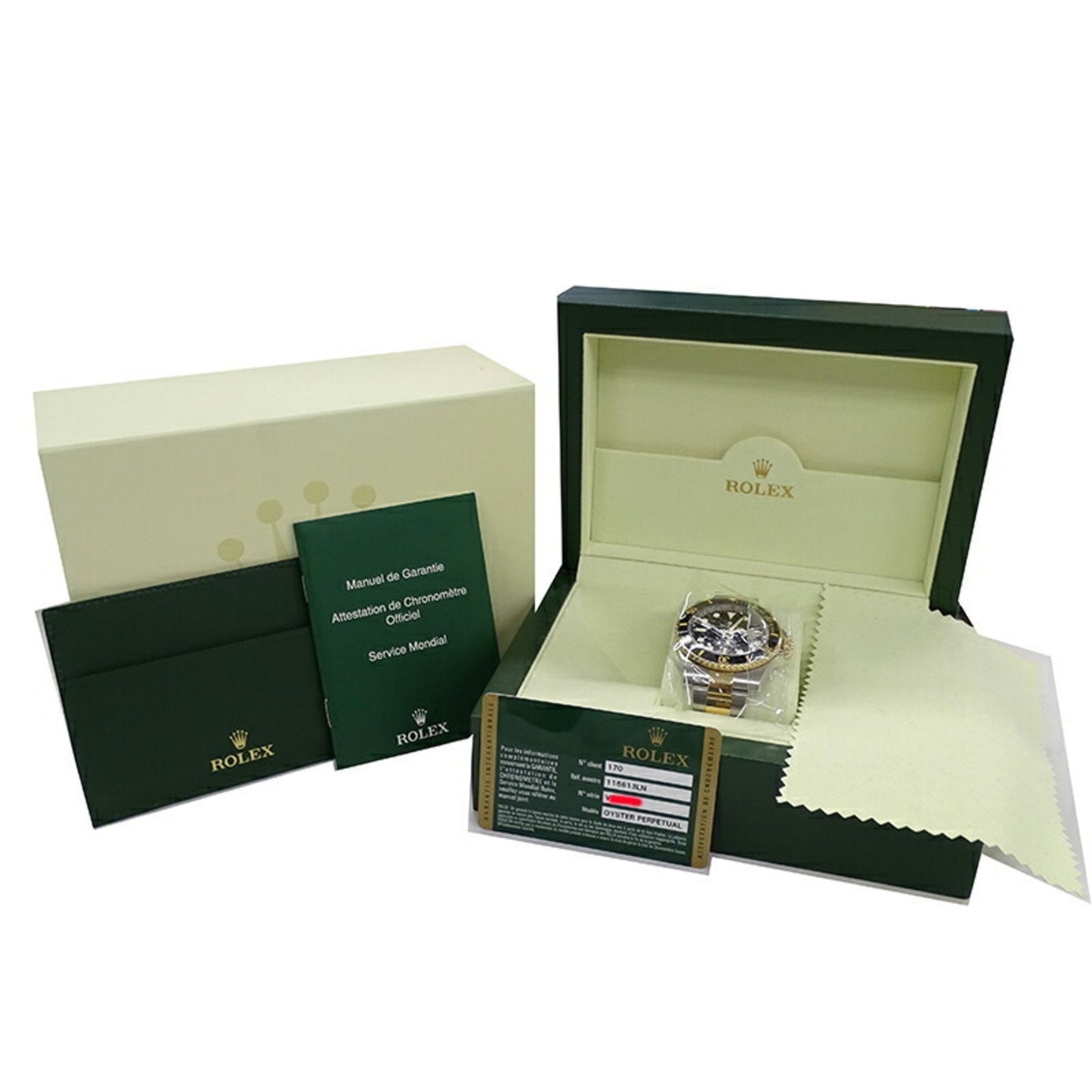 Rolex Black Gold And Steel Submariner