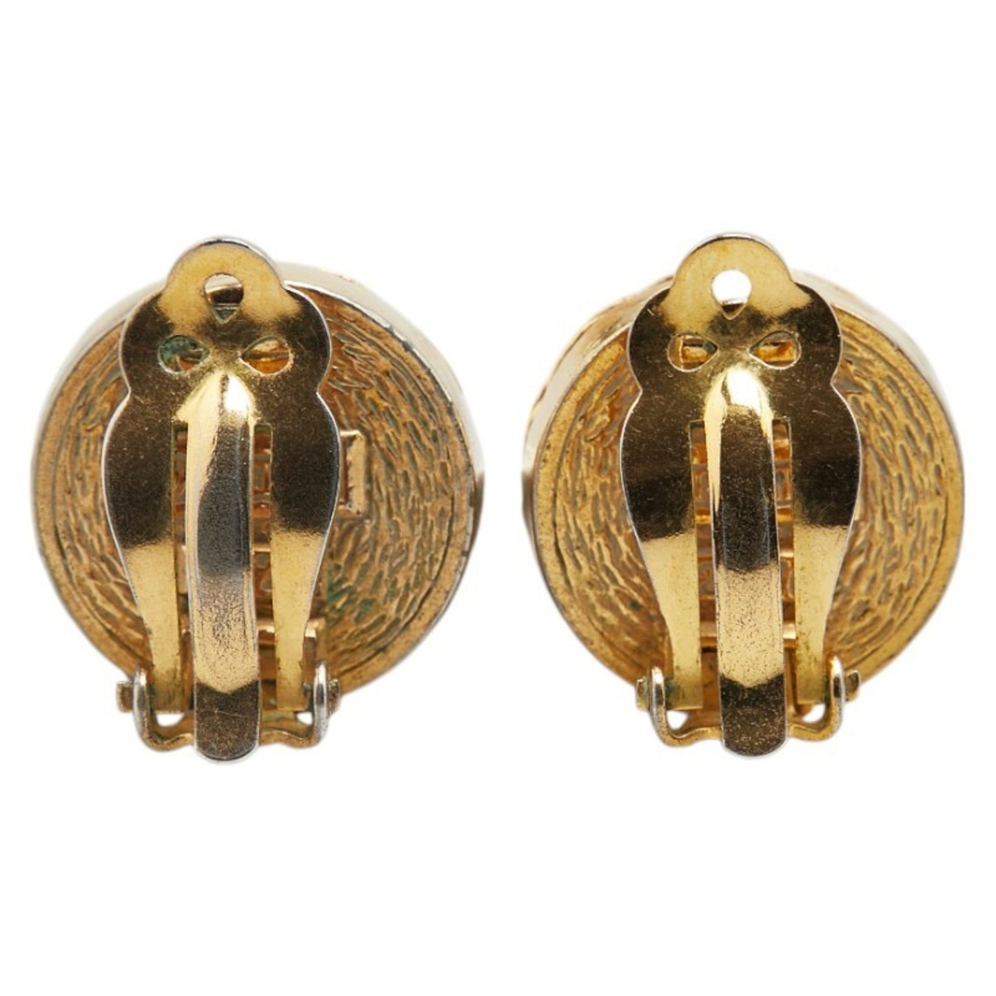 Chanel Gold Gold Plated Earring