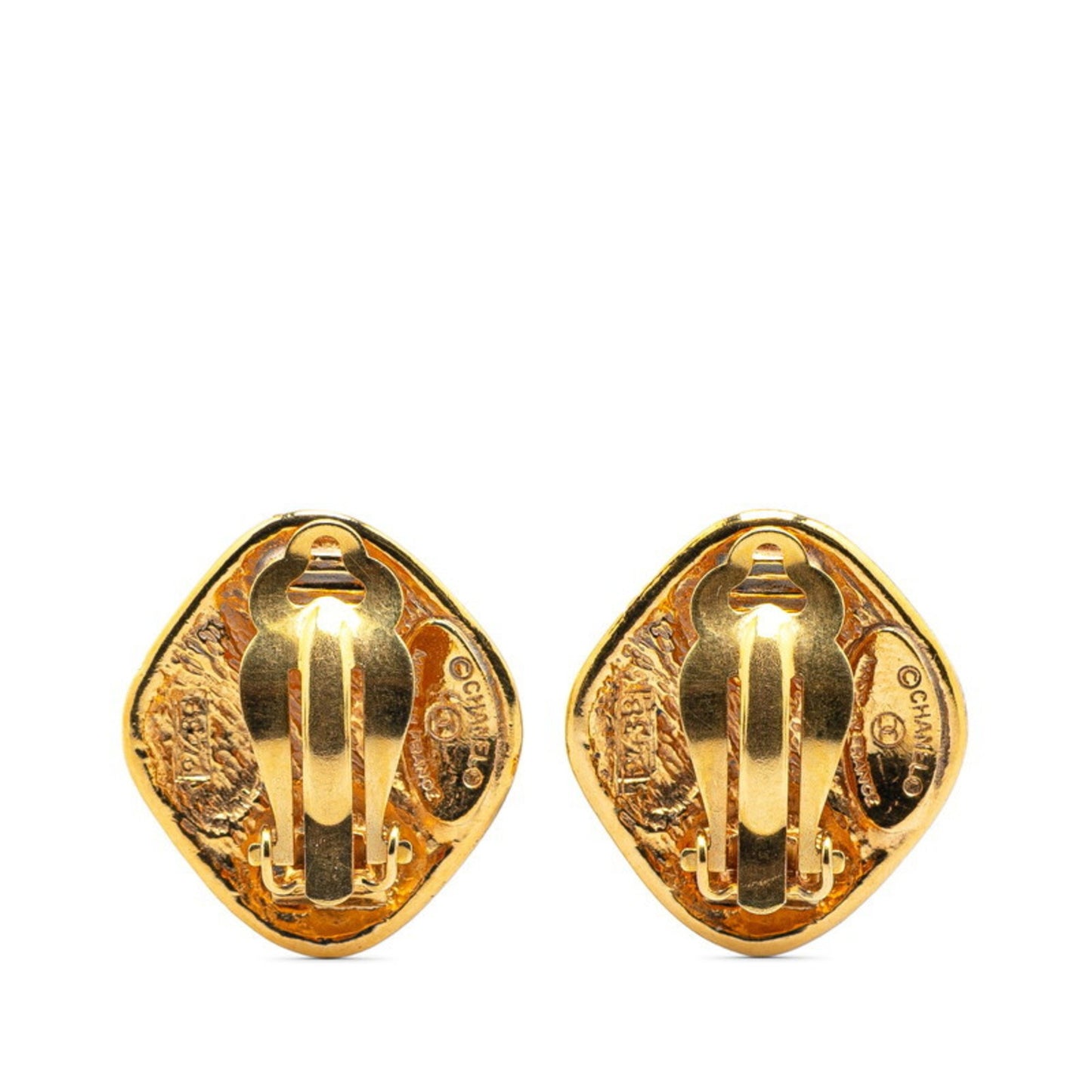 Chanel Gold Gold Plated Earring