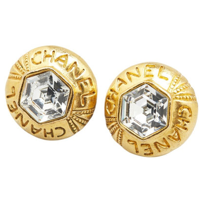 Chanel Gold Gold Plated Earring