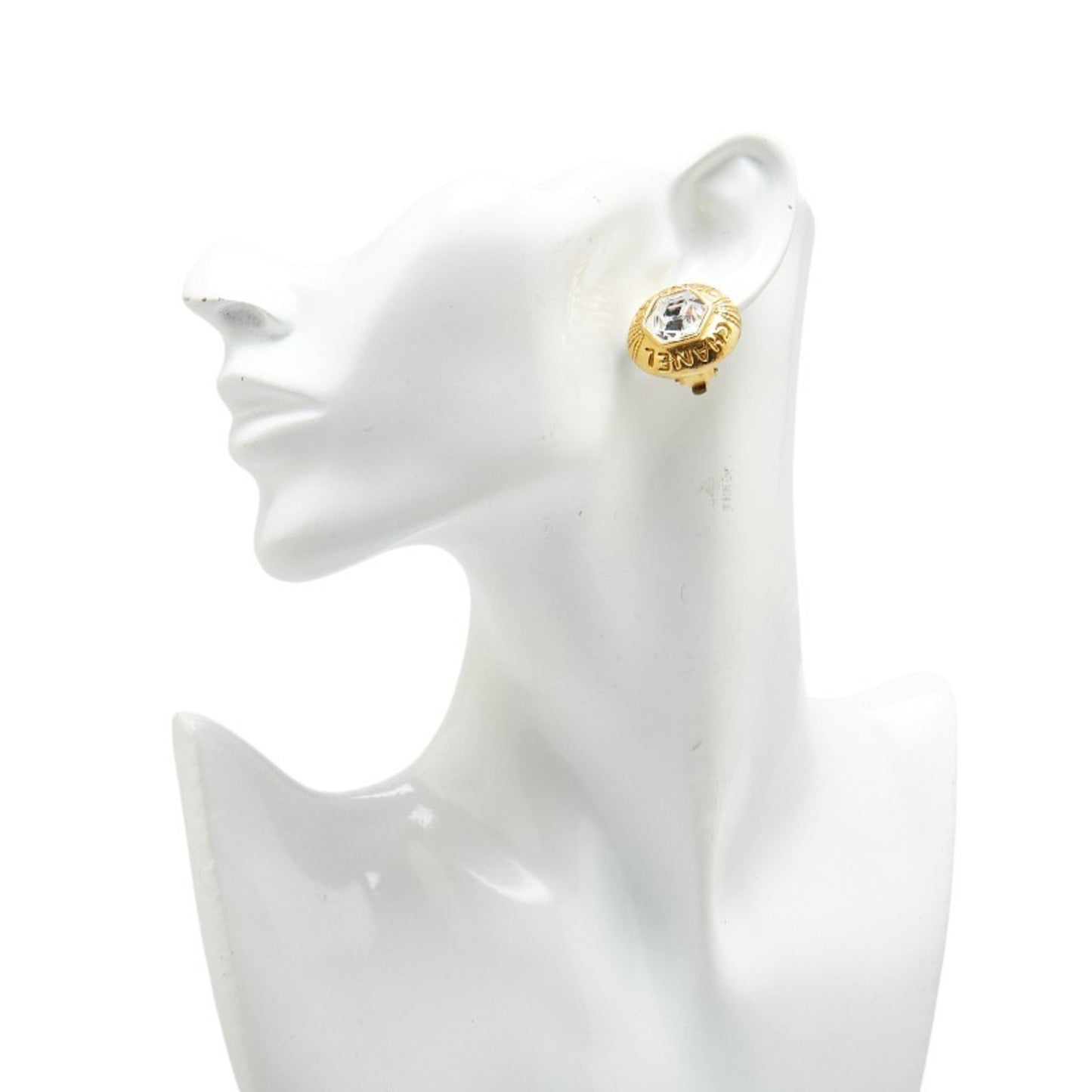 Chanel Gold Gold Plated Earring
