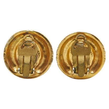 Chanel Gold Gold Plated Earring