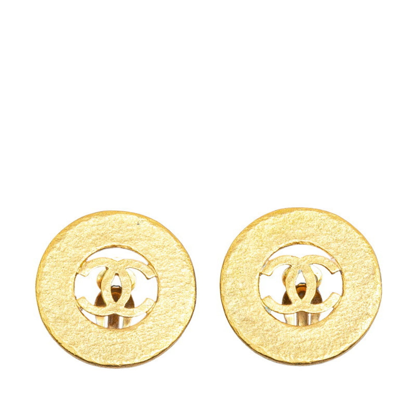 Chanel Gold Gold Plated Coco Mark