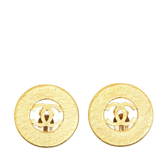 Chanel Gold Gold Plated Coco Mark