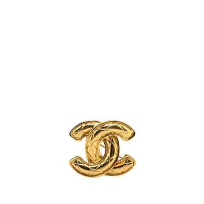 Chanel Pink Gold Plated Coco Mark